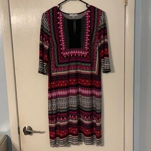 Sandra Darren Sz 6 Colorful Dress